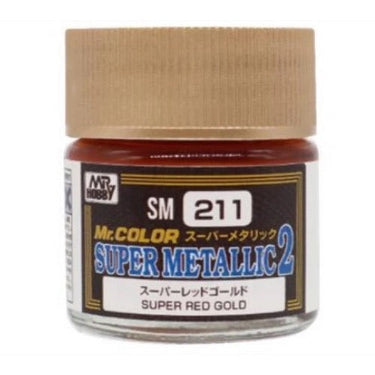 Mr Hobby (Gunze) SM211 Mr Super Metallic Red Gold